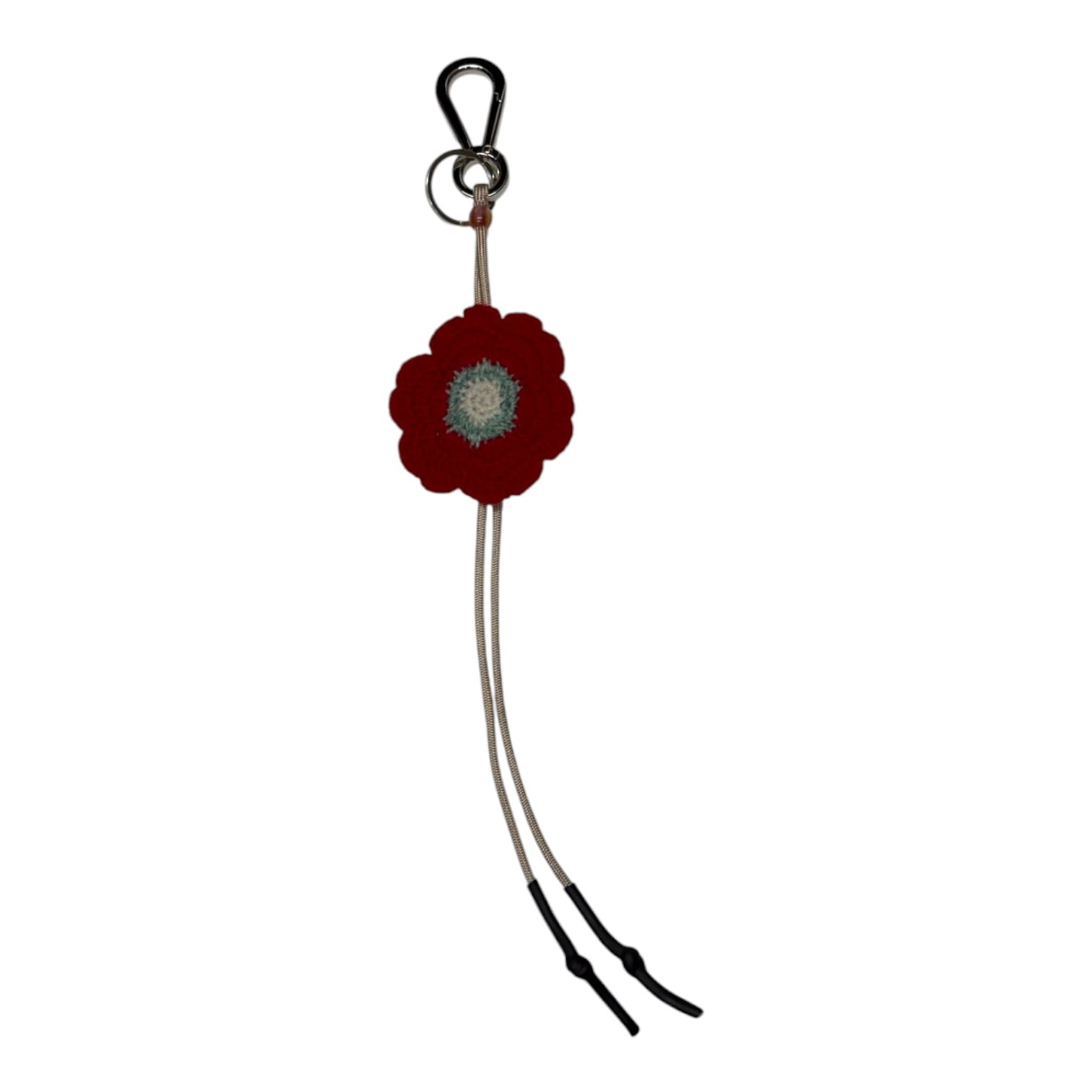 【MIDTHINGS】FLOWER CHARM KEYCHAIN(BEIGE)〈国内送料無料〉
