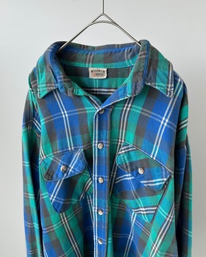 -Five Brother- Vintage 90s XL Flannel Check Shirt