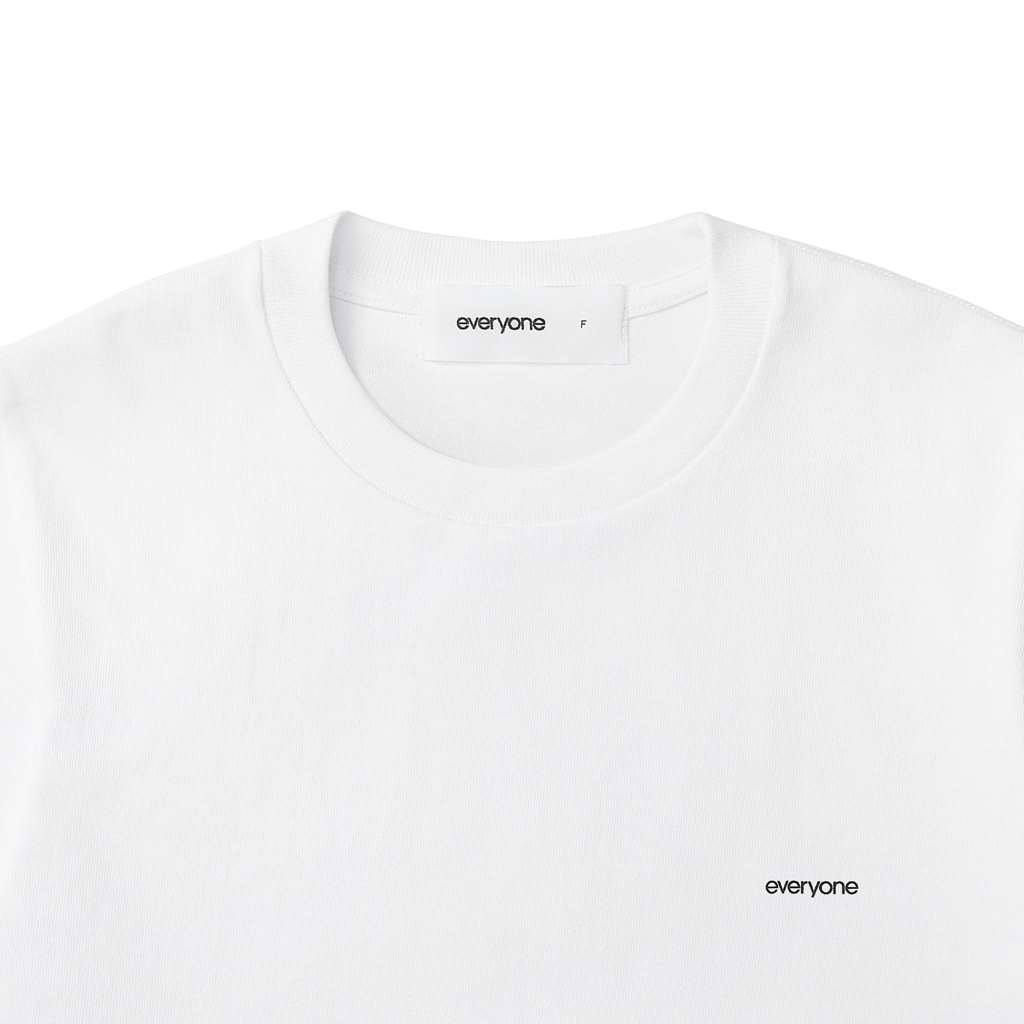 everyone original logo american cotton tee petit (WHITE) | everyone