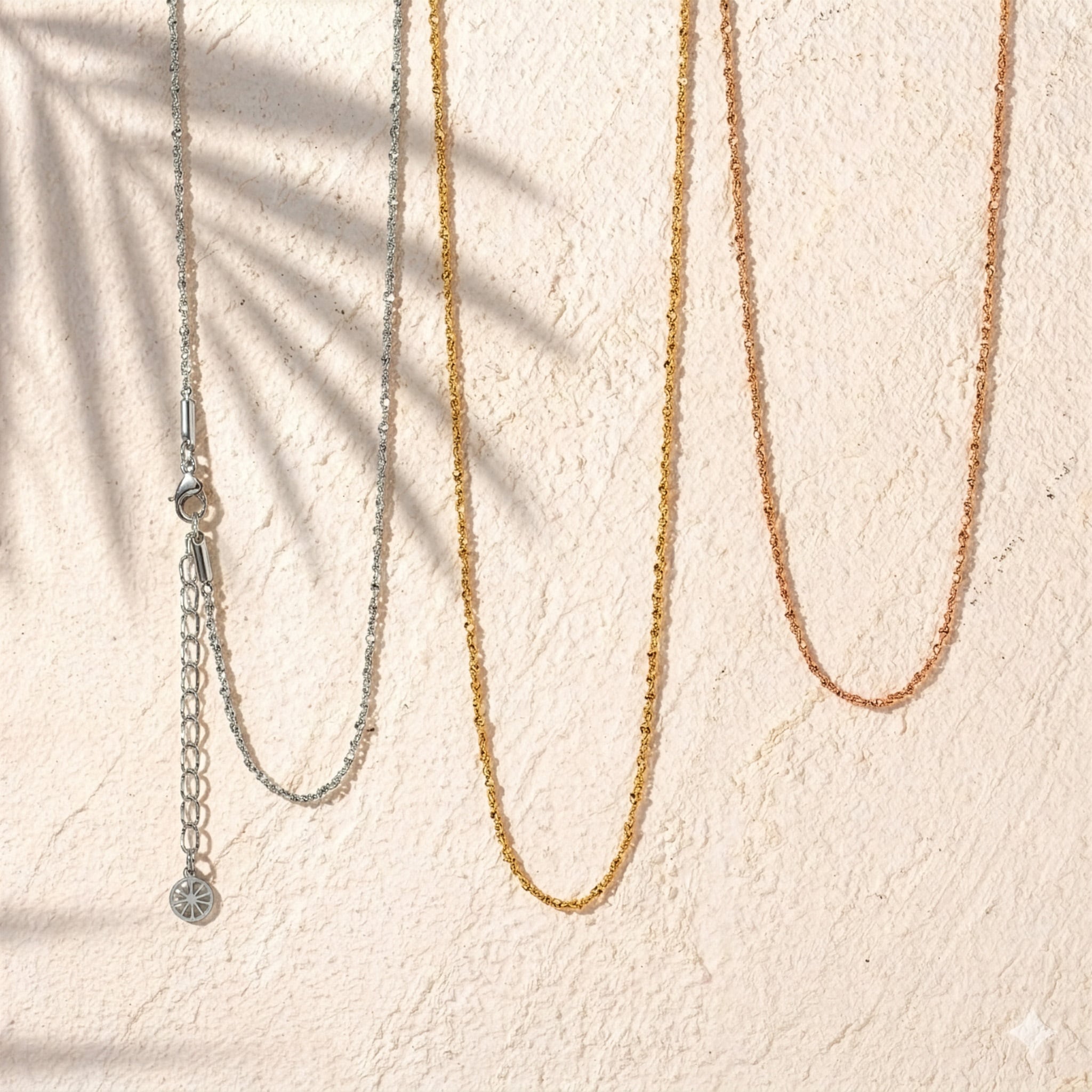 Stainless316L Petal Chain Necklace CL-N042