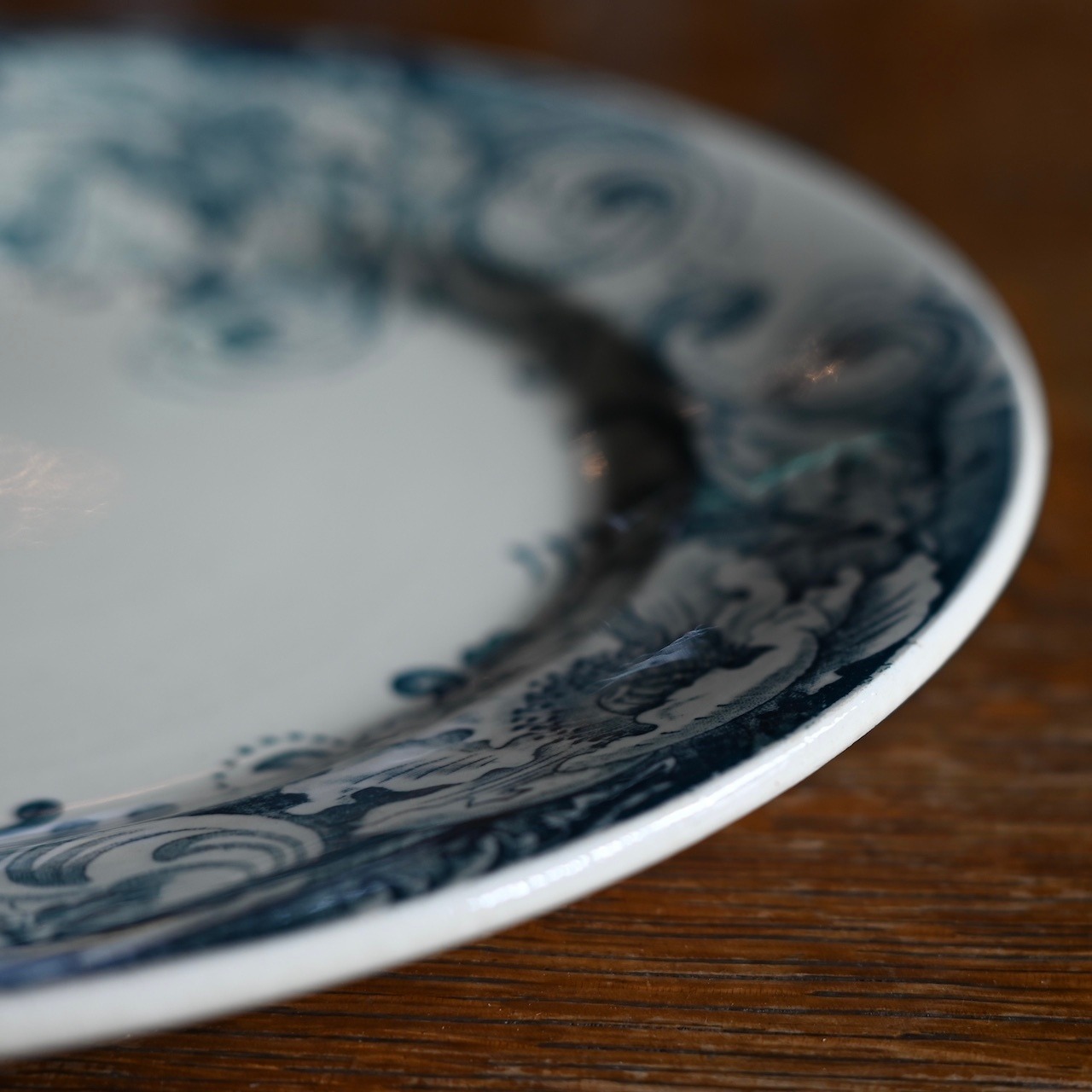 SALINS LES BAINS Plate / サラン レ バン プレート〈 フランス食器・皿・フランスアンティーク・アンティークプレート・ブロカント・ヴィンテージ 〉114165