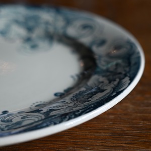 SALINS LES BAINS Plate / サラン レ バン プレート〈 フランス食器・皿・フランスアンティーク・アンティークプレート・ブロカント・ヴィンテージ 〉114165