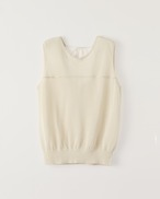 DU260530 Back Open Sheer Knit Tops