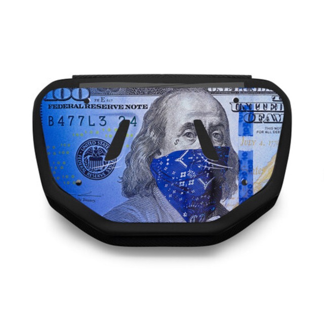 BATTLE バックプレート "Blue Strips" モデル アメフト プロテクター