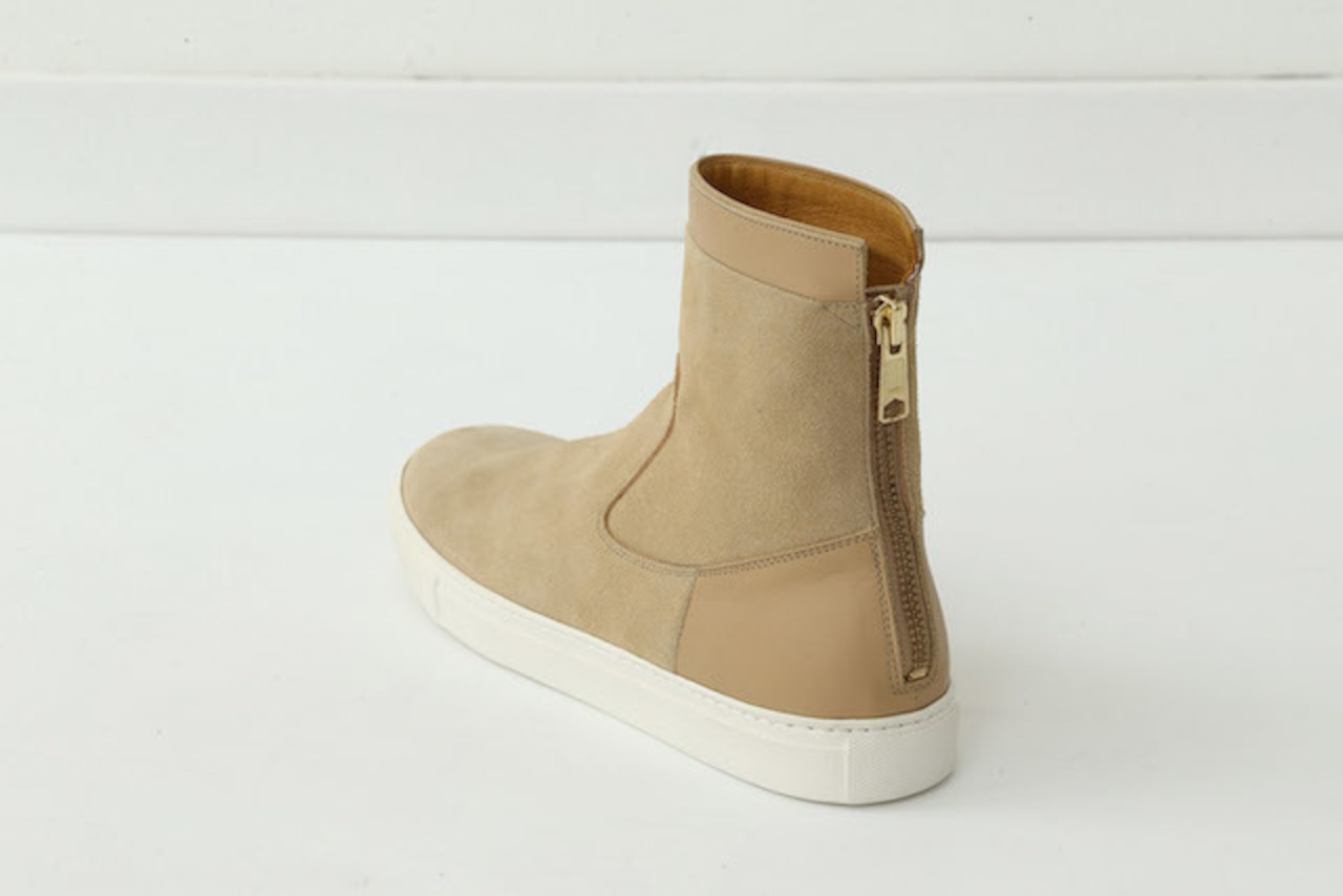 BACK ZIP SNEAKERS (SUEDE)