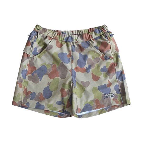ranor(ラナー) AUS CAMOFULAGE MIDDLE SHORTS