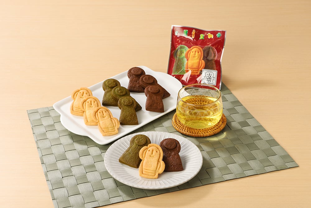 お菓子の形 配送商品】総社 古墳＆チュッピークッキー＊10袋セット化粧箱入り