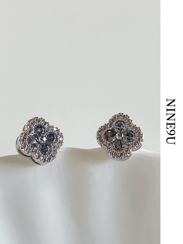 clover small pierced【NINE-T0131】