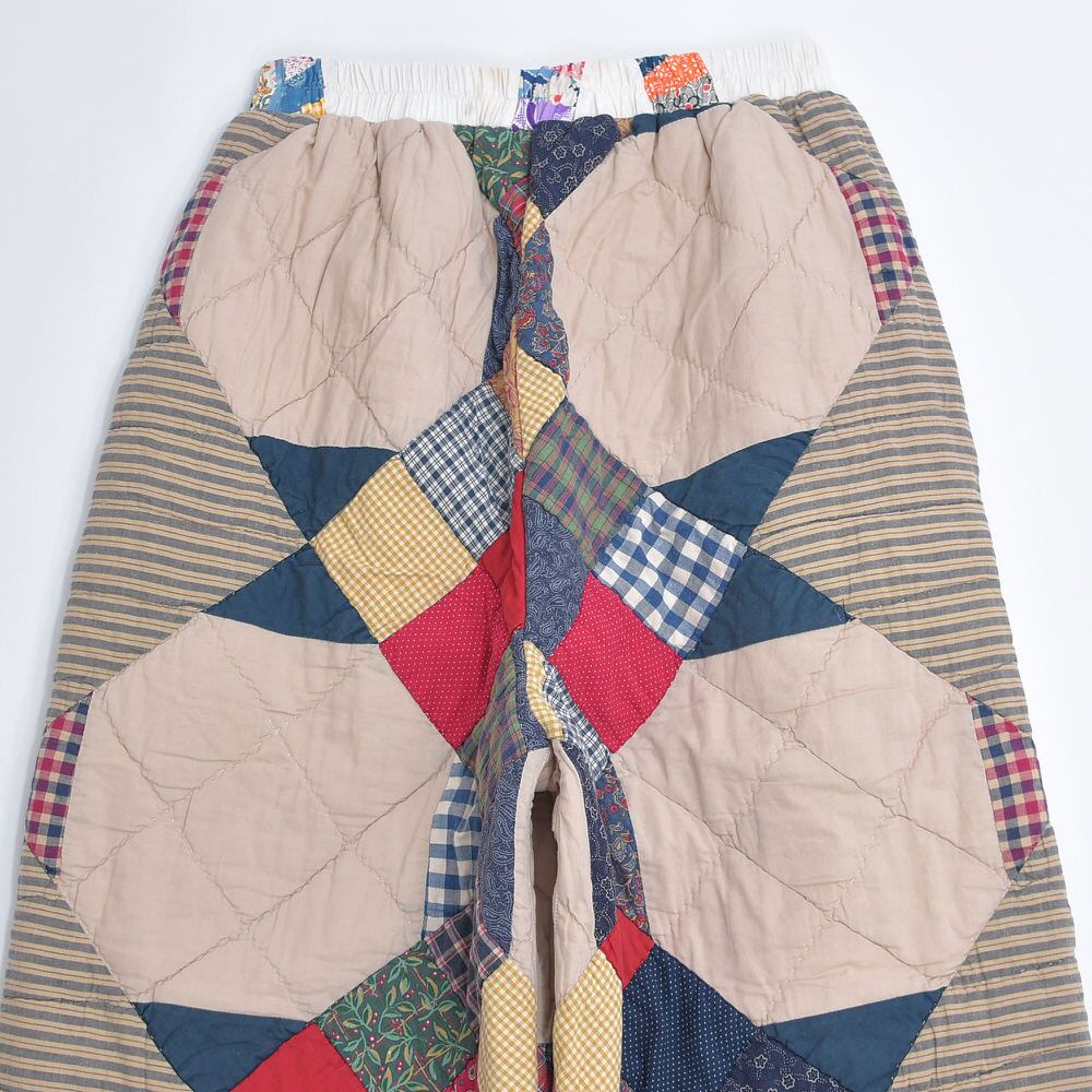 リメイクパンツ 再構築 フレア パッチワーク おしゃれ ワイド vol.82 リメイク フレア デニム パッチワーク フレア パンツ - dare1881