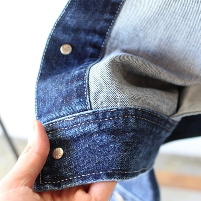 amne デニムブルゾン 13.5oz Denim omit blouson （Indigo） | C