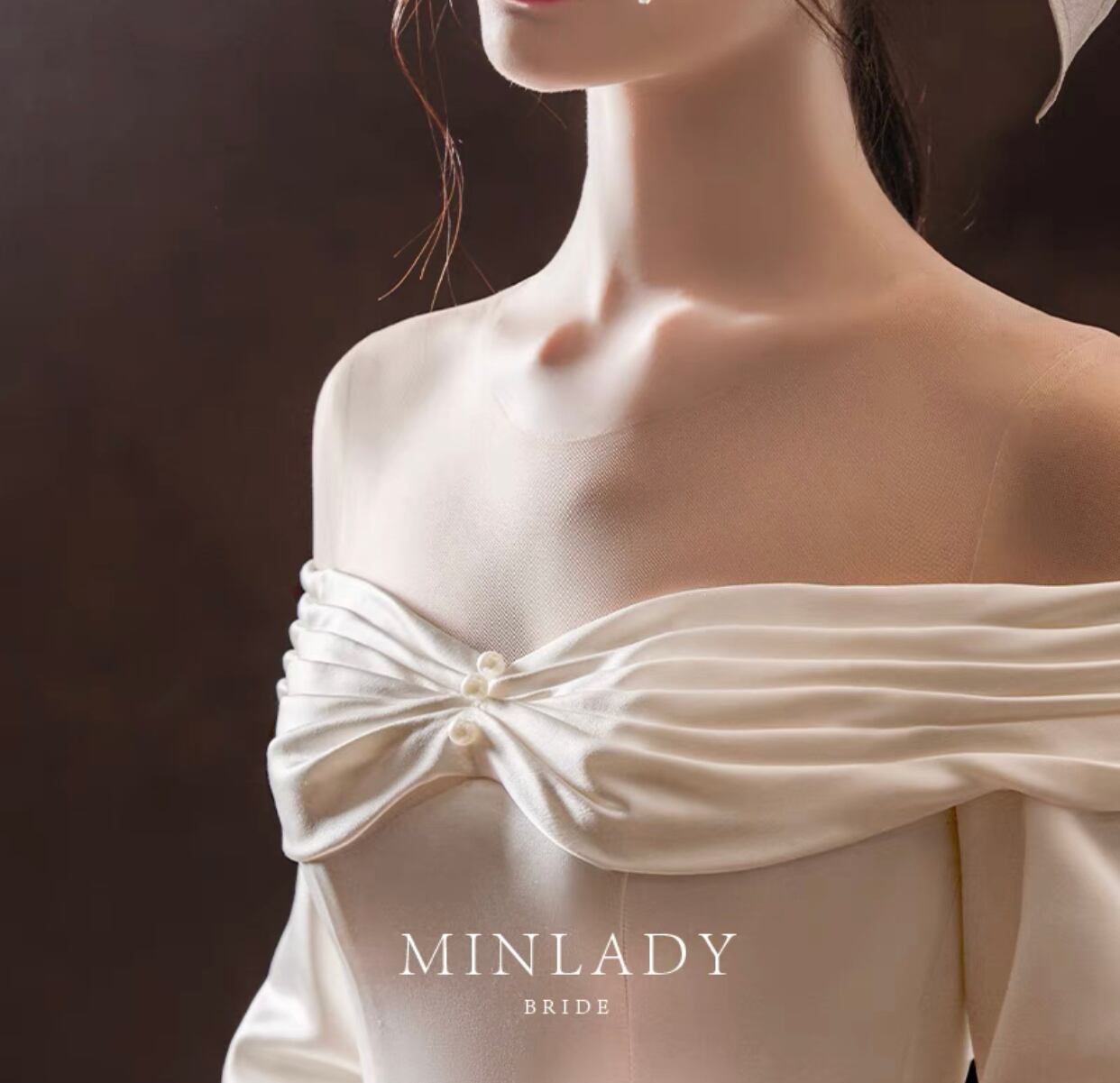 フレンチ ヴィンテージ ウェディングドレス | MINLADY BRIDE