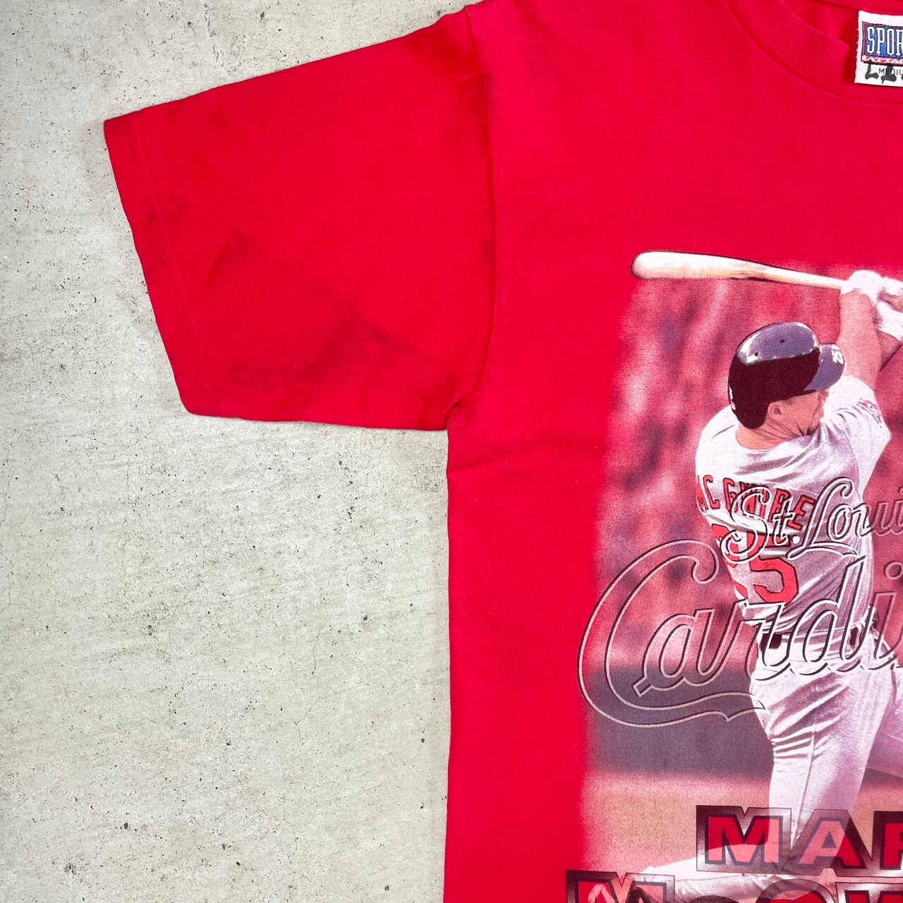 90年代 MLB St.Lois Cardinals マーク・マグワイア プリントTシャツ 
