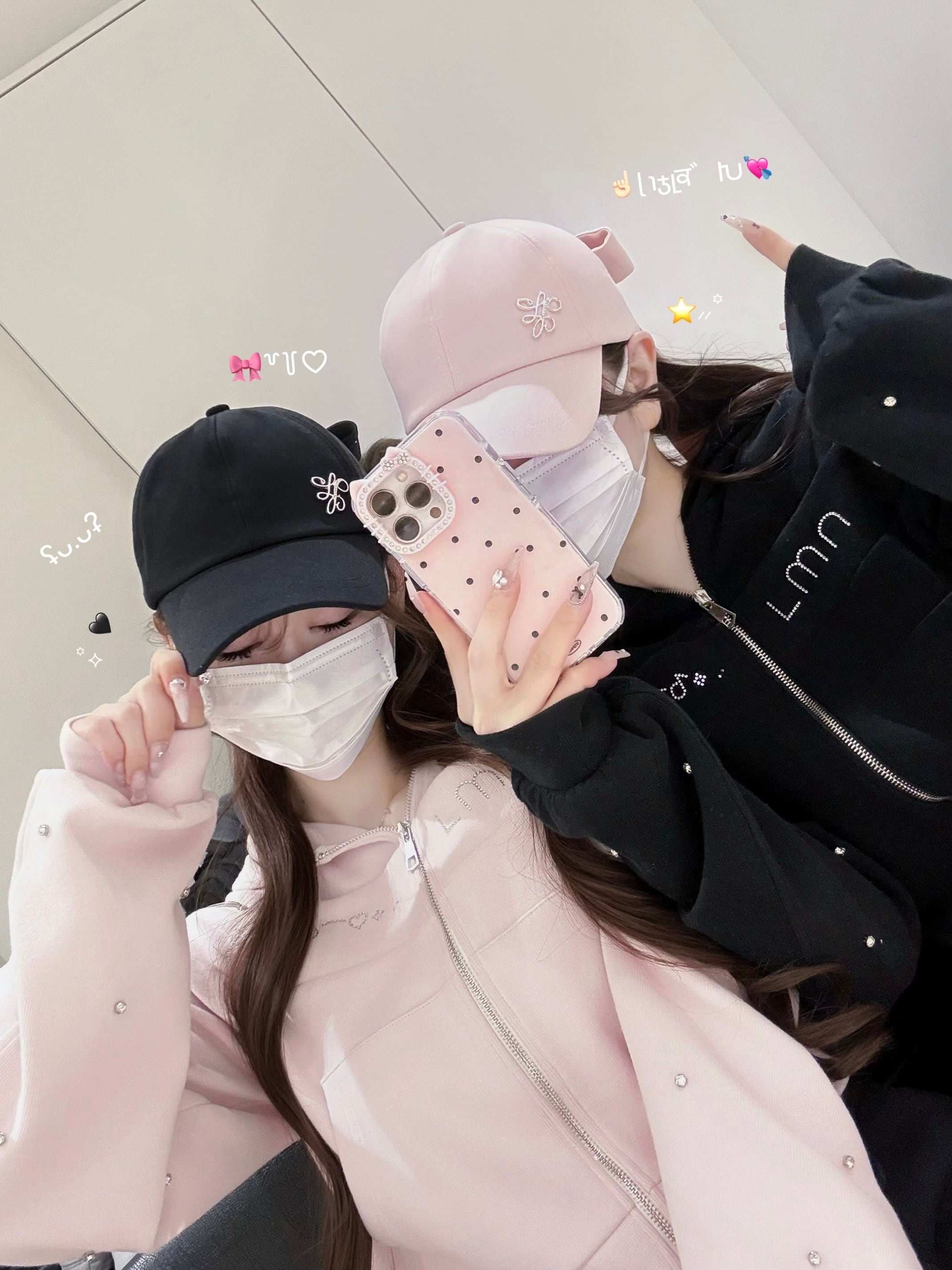 Lumignon original ♥ Lumignon back ribbon cap【ブラック】 | Lumignon