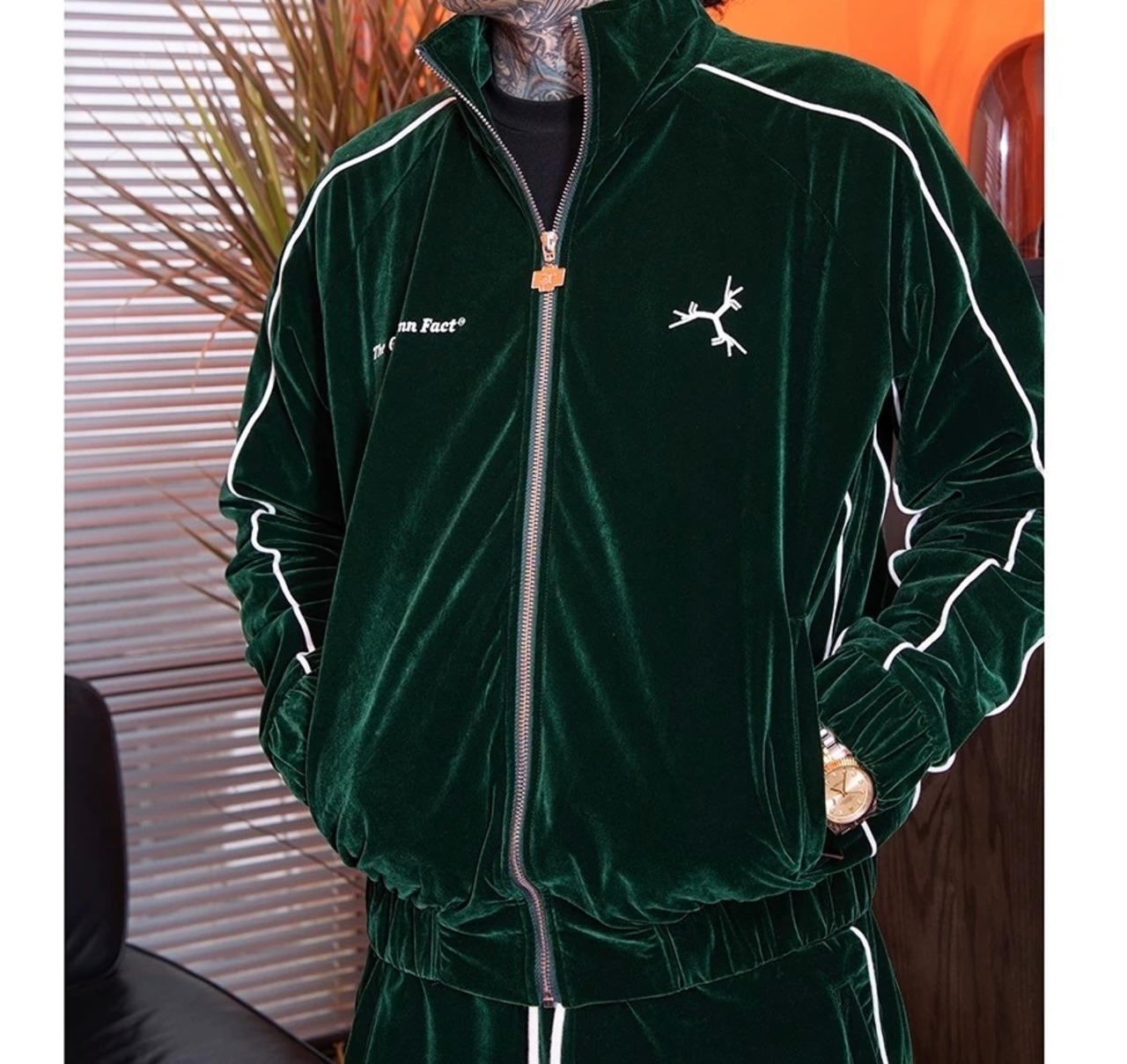 【お急ぎ発送】ベロアトラックジャケット(ST00006)