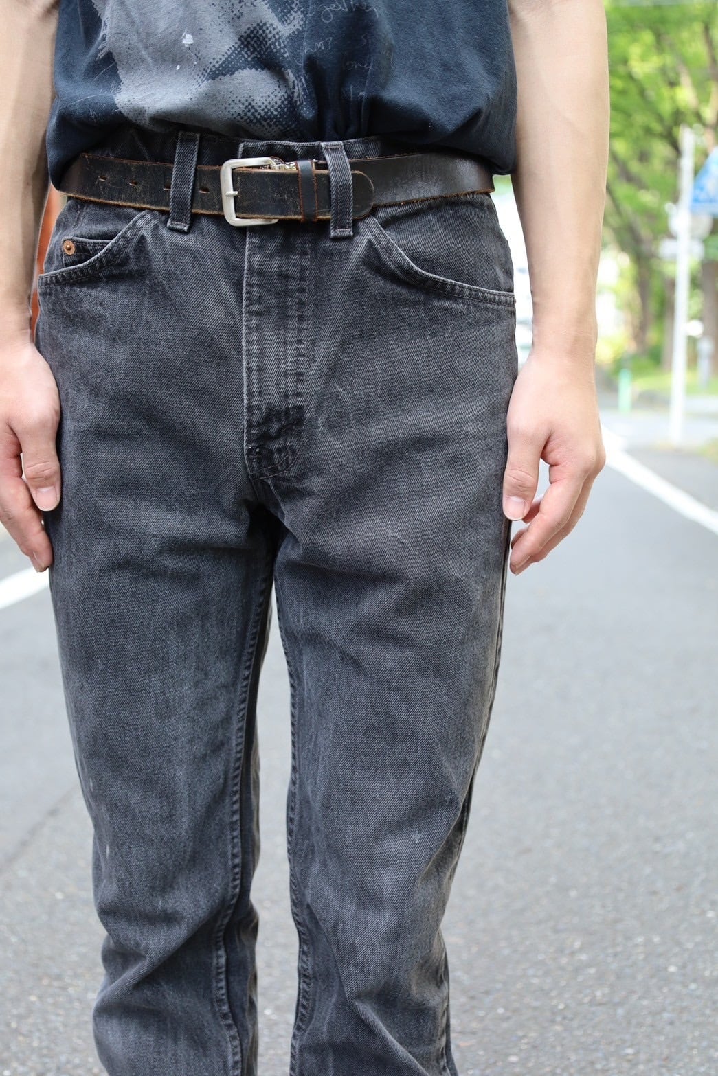 90's USA製 Levi's 517 Black Denim （W31 L34） | CALM