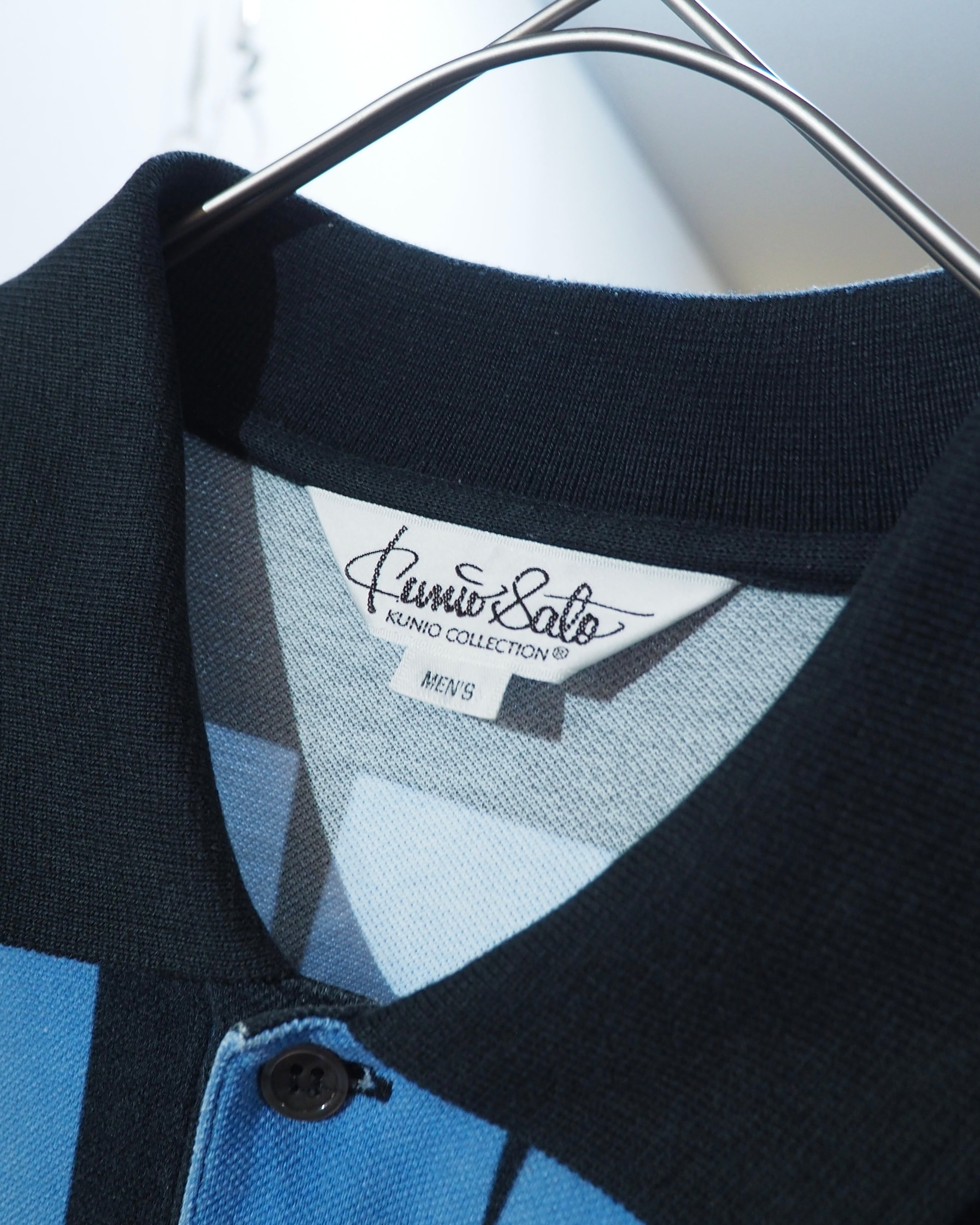 1990s " KUNIO COLLECTION ‐ 抱擁 " Graphic printed vintage SS polo Shirt