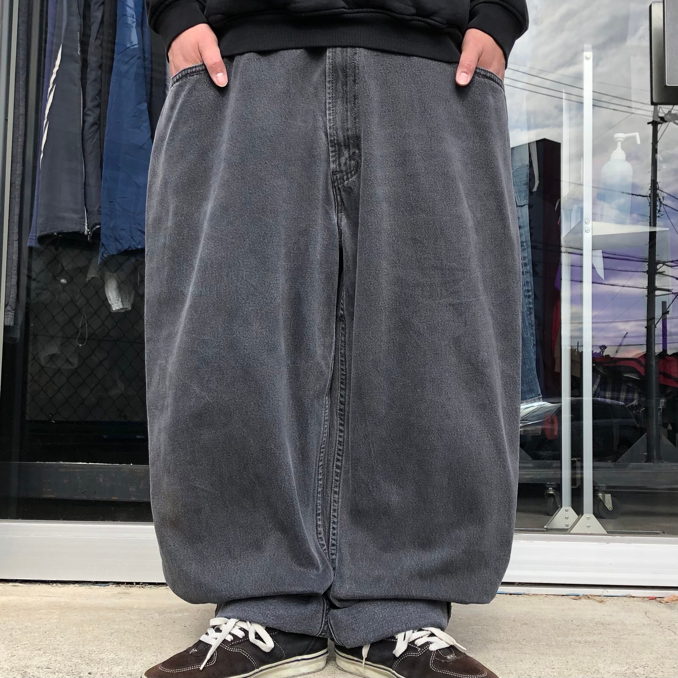 USA古着リーバイス560バギーワイドテーパードルーズデニムパンツ