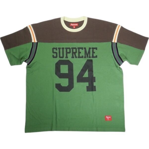 Size【L】 SUPREME シュプリーム 25SS Split S/S Football Top Green