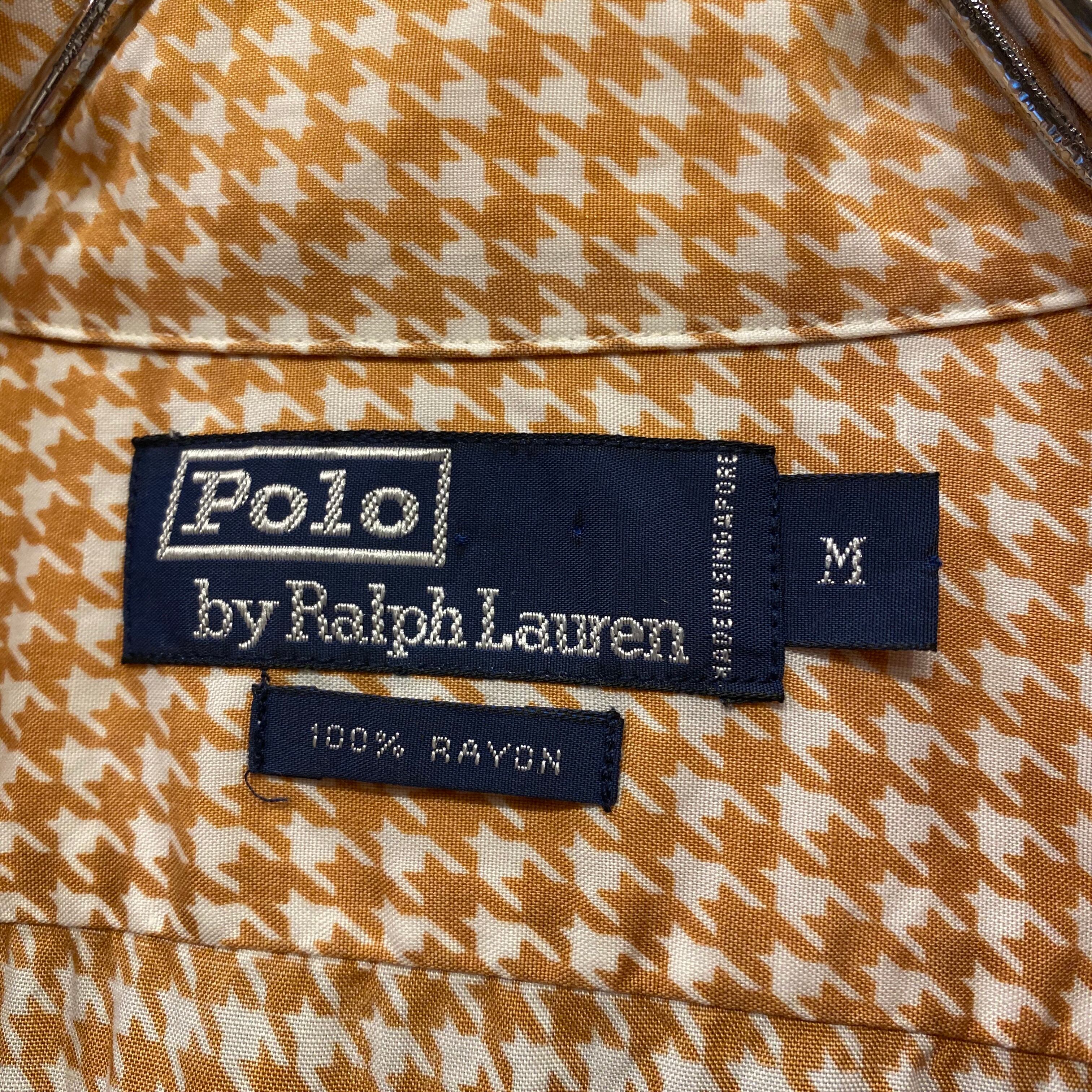 Polo Ralph Lauren 開襟シャツ 千鳥柄 半袖 | VOSTOK