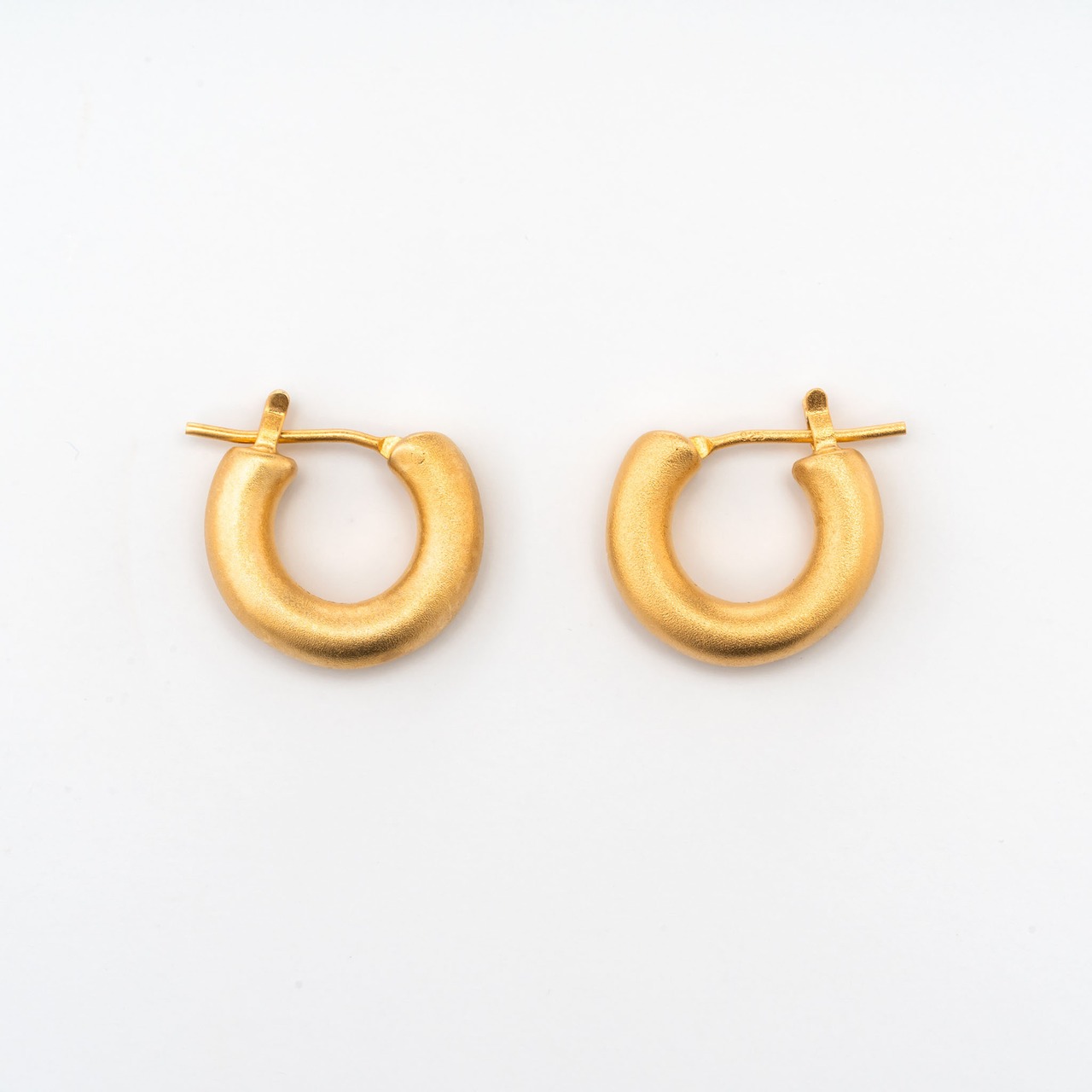 Gold(matte)pierced earrings GMA18matteピアス(マット仕上）