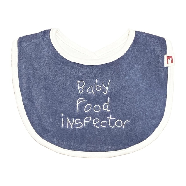 mwahmwah / Lettering Bib / Blueberry blue