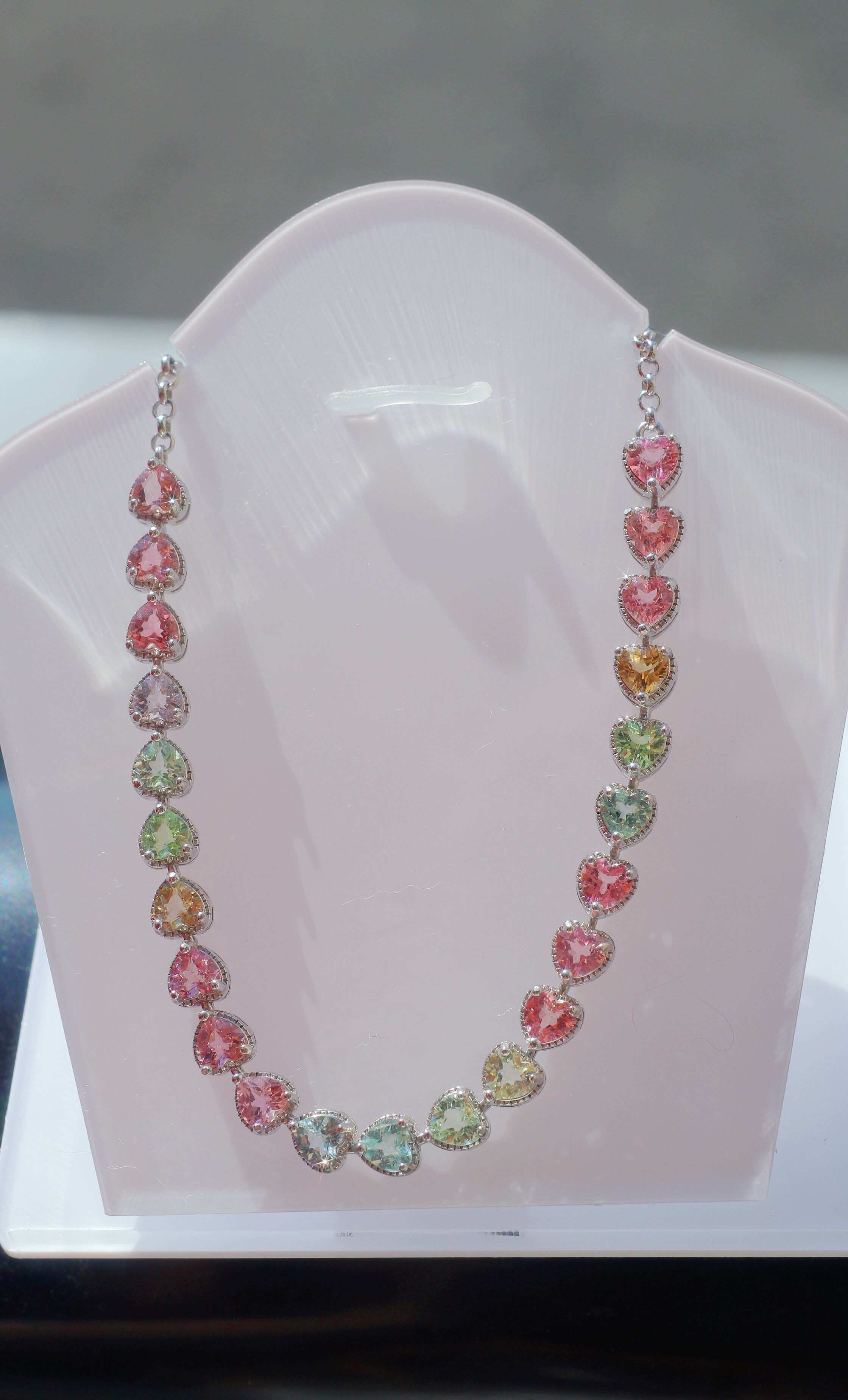 5A高品質 宝石質 トルマリン マルチ マカロンカラー 天然石【美品