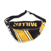 ウエストバッグ Waist bag sports black【waist007】
