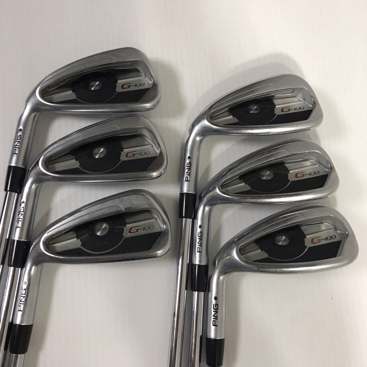 【レフティー】PING G400 アイアン 6本セット(5-PW) スチールシャフトS