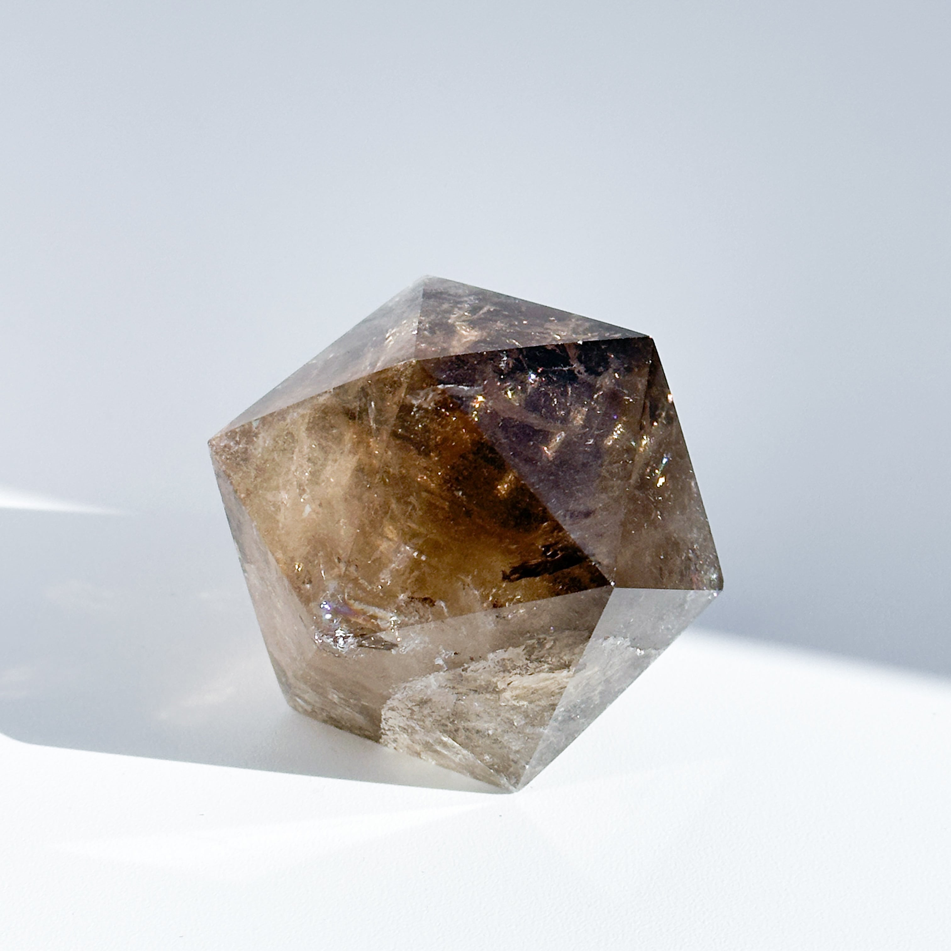 ミナスジェライス産スモーキークォーツ 二十面体34◇ Smoky Quartz
