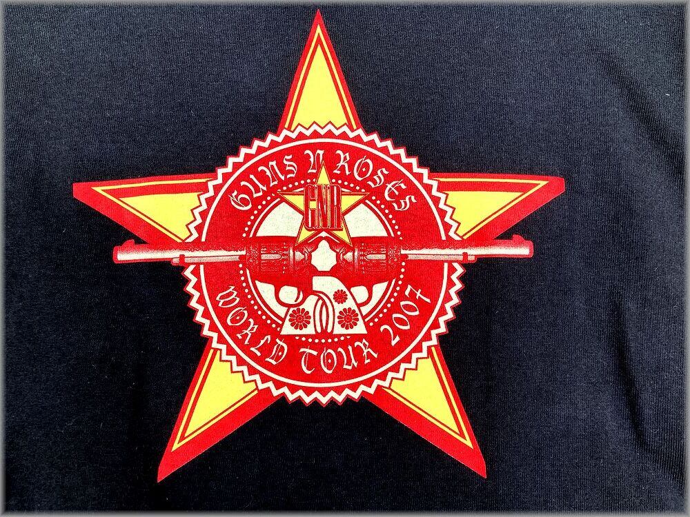 ☆GUNS N' ROSES ガンズアンドローゼズ Tシャツ ワールドツアー 2007