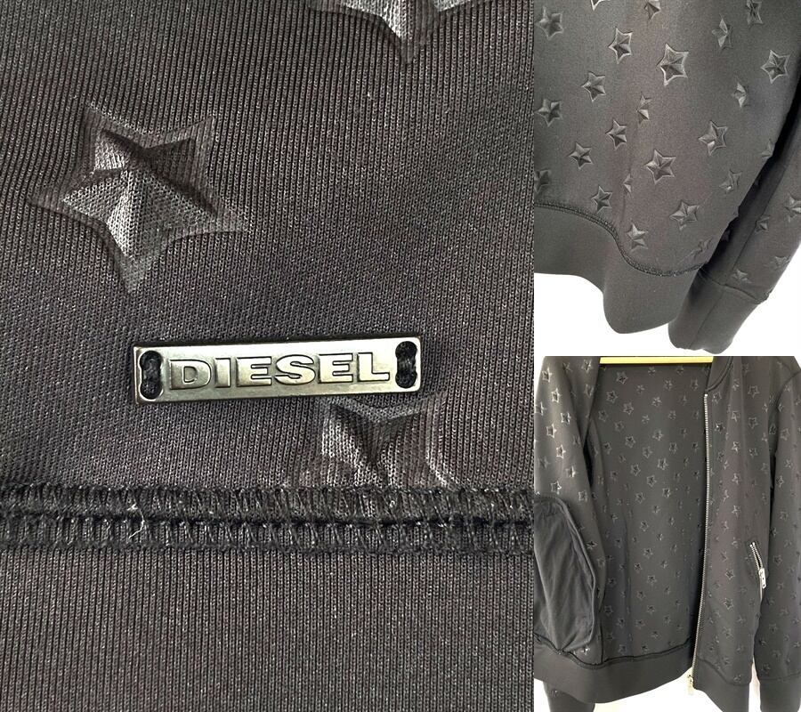 DIESEL ディーゼル スター エンボス MA-1 ブルゾン ストレッチ