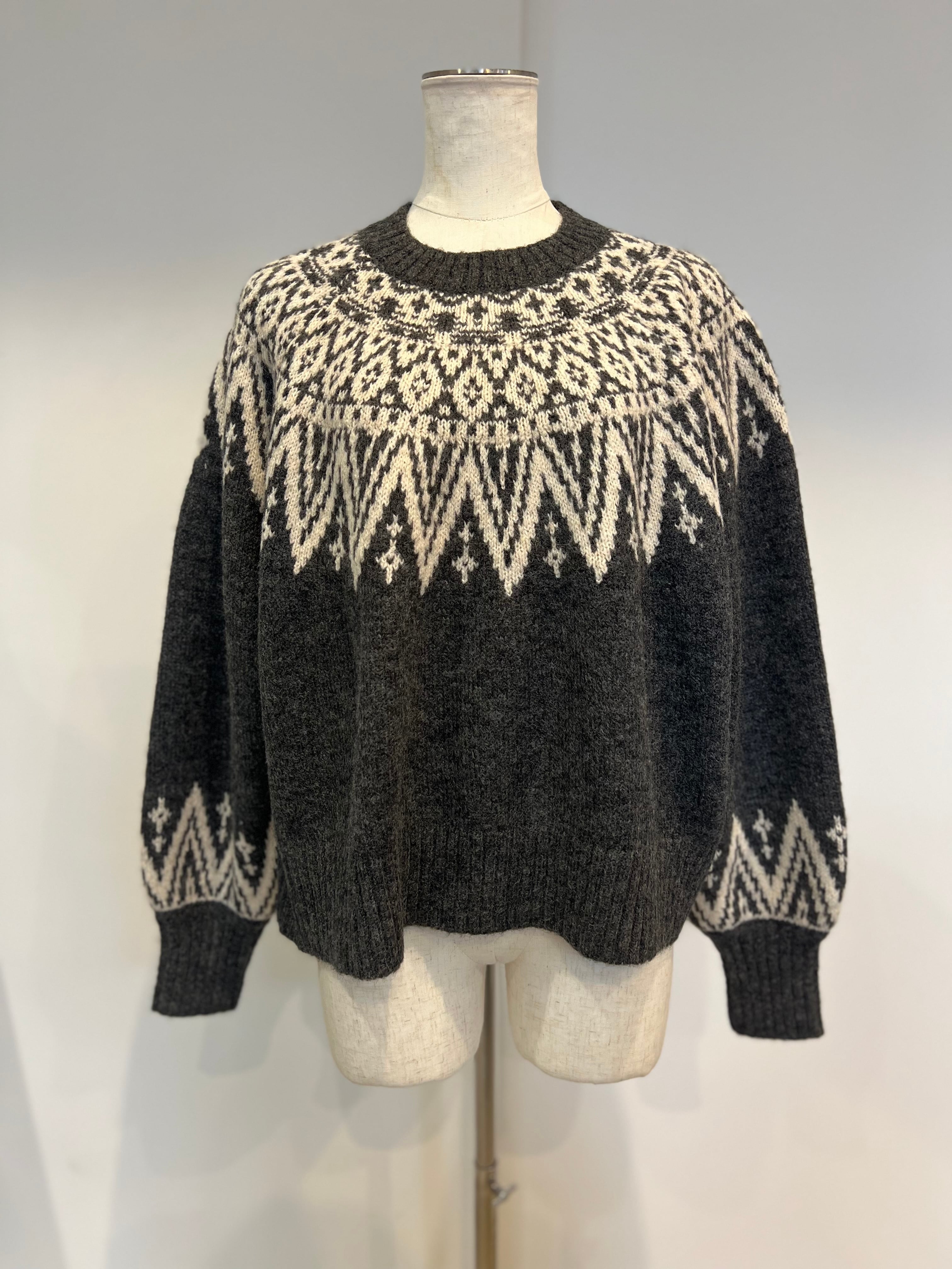 【SELECT】フェアアイル柄プルオーバー 39-0423