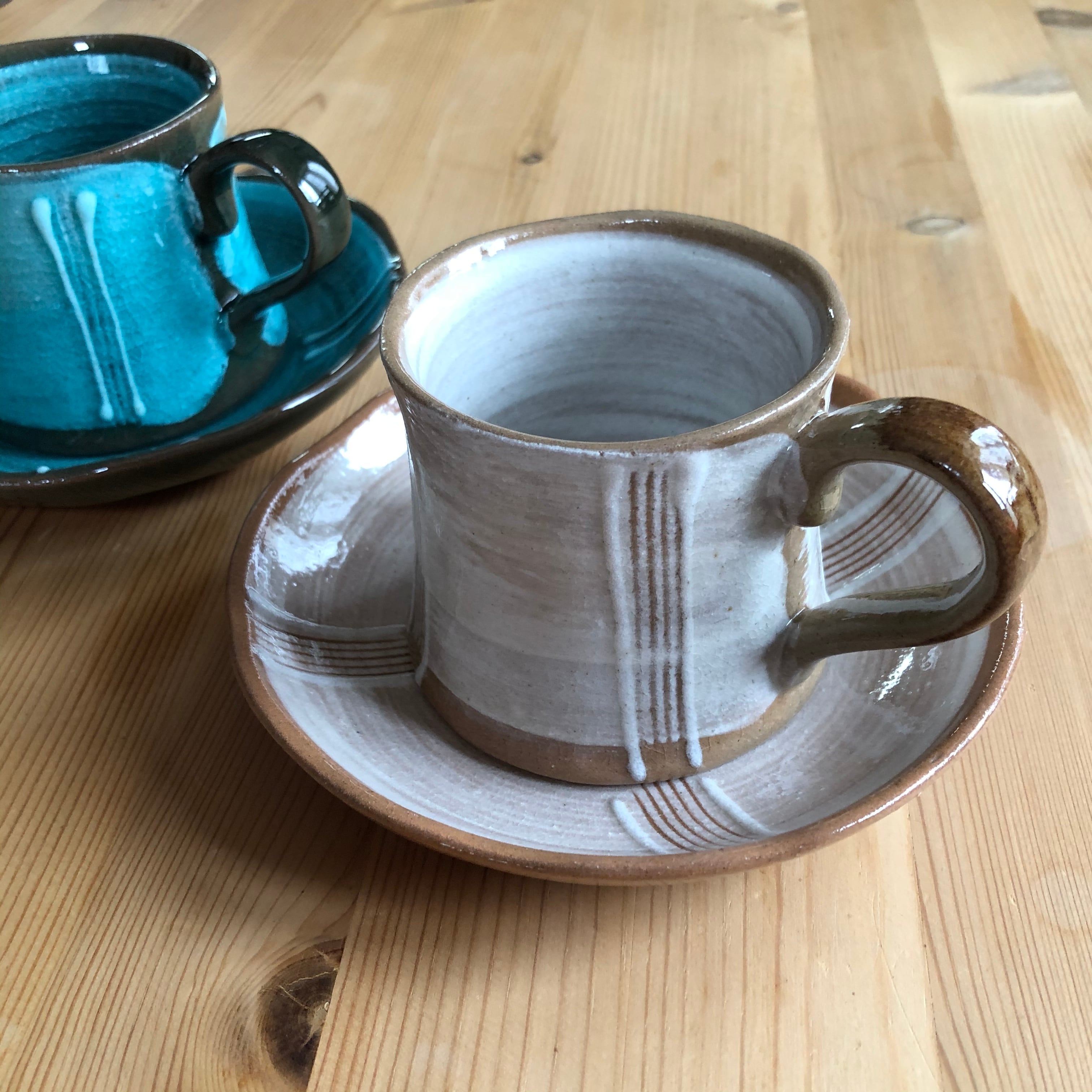 クラフトコーヒー&ソーサー「ホワイト」