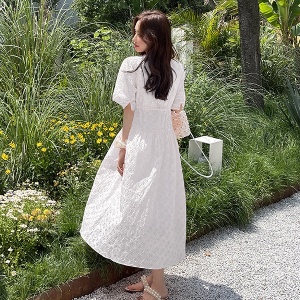 Waist-Defining Slimming Dress 5035