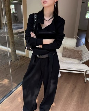 ジップスウェットセットアップ 2color A0798