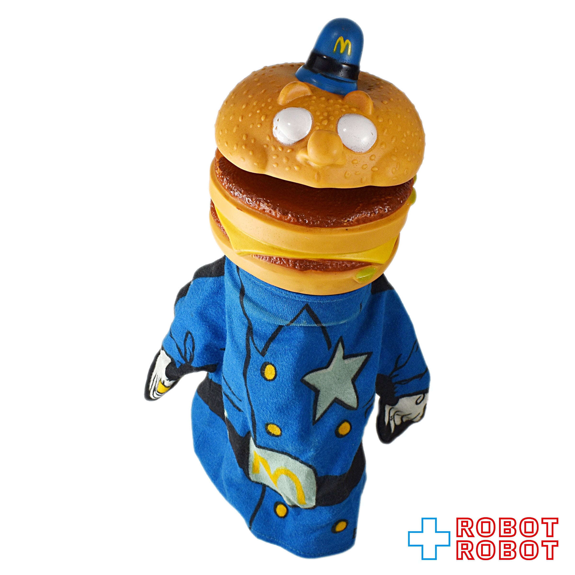 マクドナルド ビッグマックポリス ソフビ手踊り人形パペット 白目