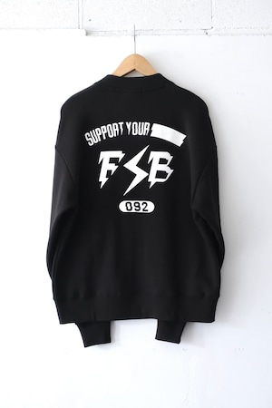 FSB Sweat Cardigan 'impulse'　Black