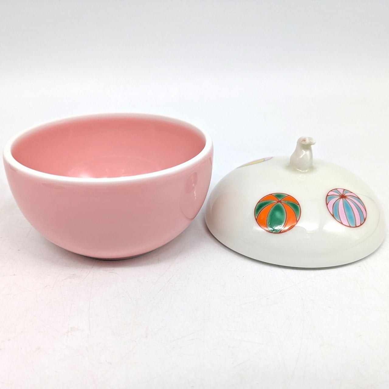 深川製磁・蓋付湯呑・蓋付器・2点セット・No.240329-02・梱包サイズ60