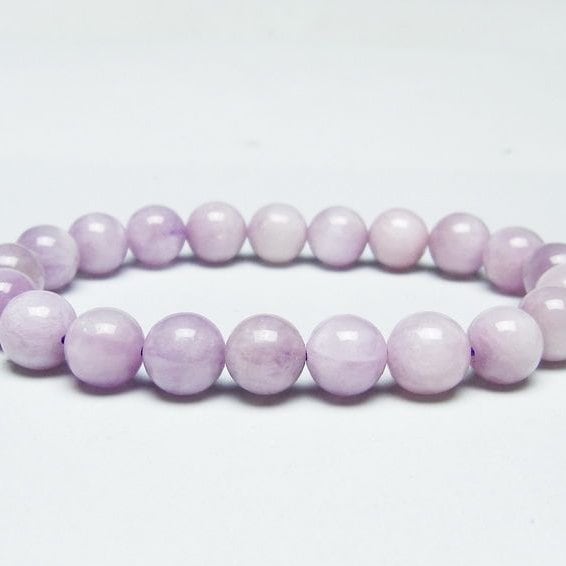 クンツァイト ブレスレット 9mm ミルキークンツァイト ブレス 一点物 メール便可 [M便 1/10] 111-46473