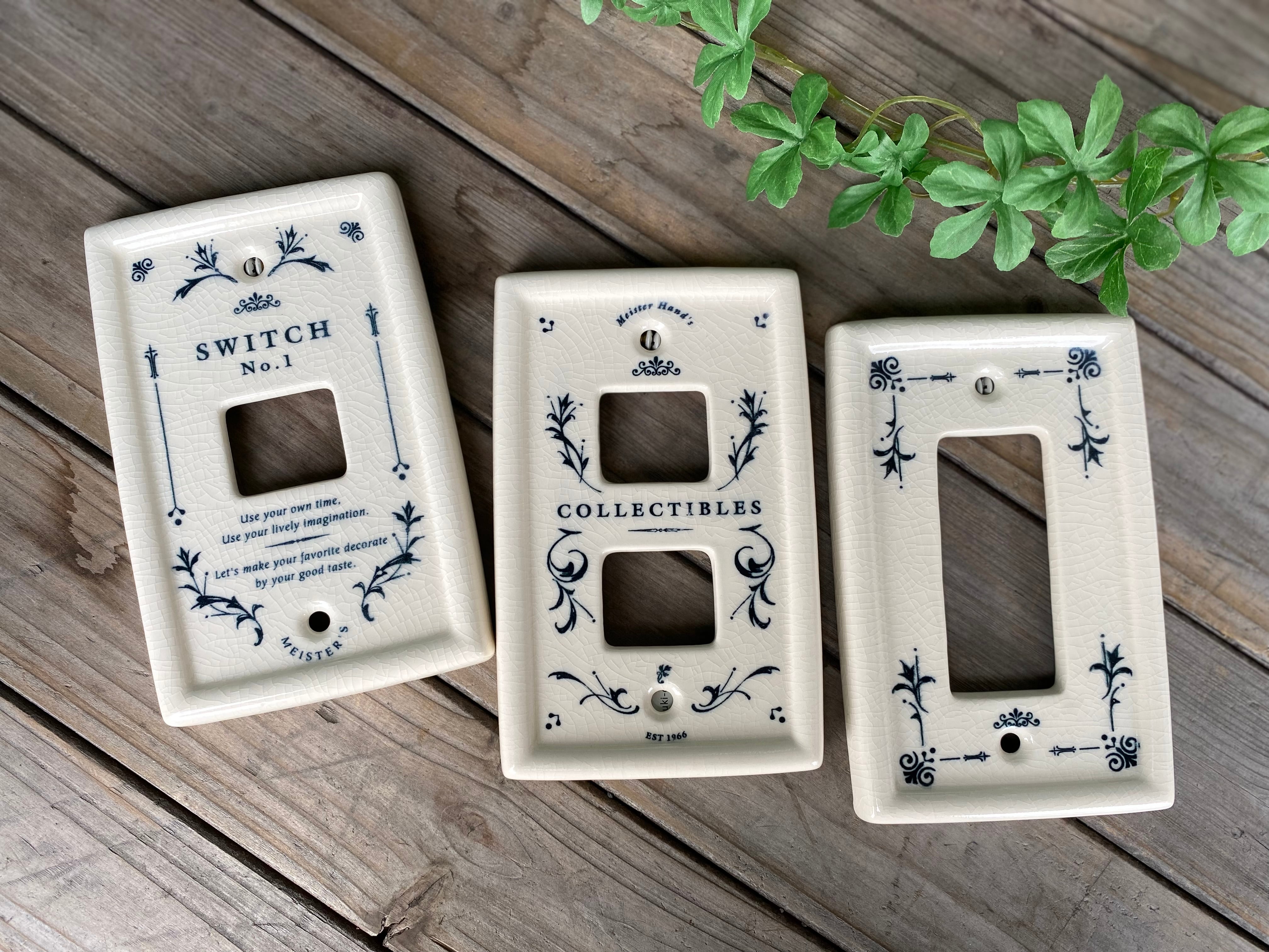 簡単に変身！／セラミックスイッチプレート | 釧路の雑貨屋P-Nuts