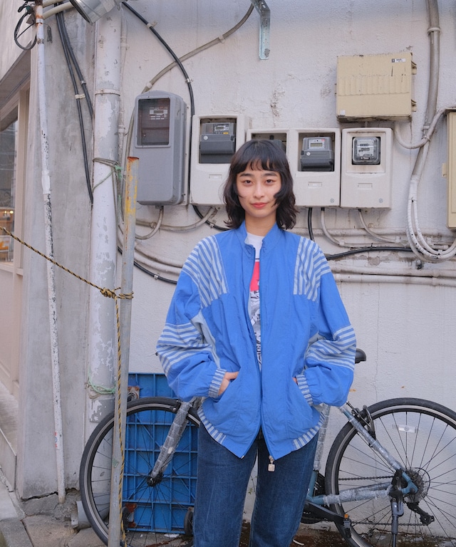 【送料無料】Blue Jacket With striped from EU