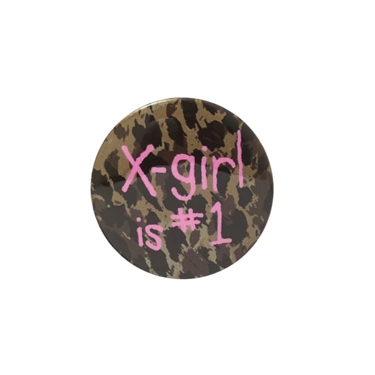 X-girl エックスガール 缶バッジ 3点セット BUTTON BADGE SET