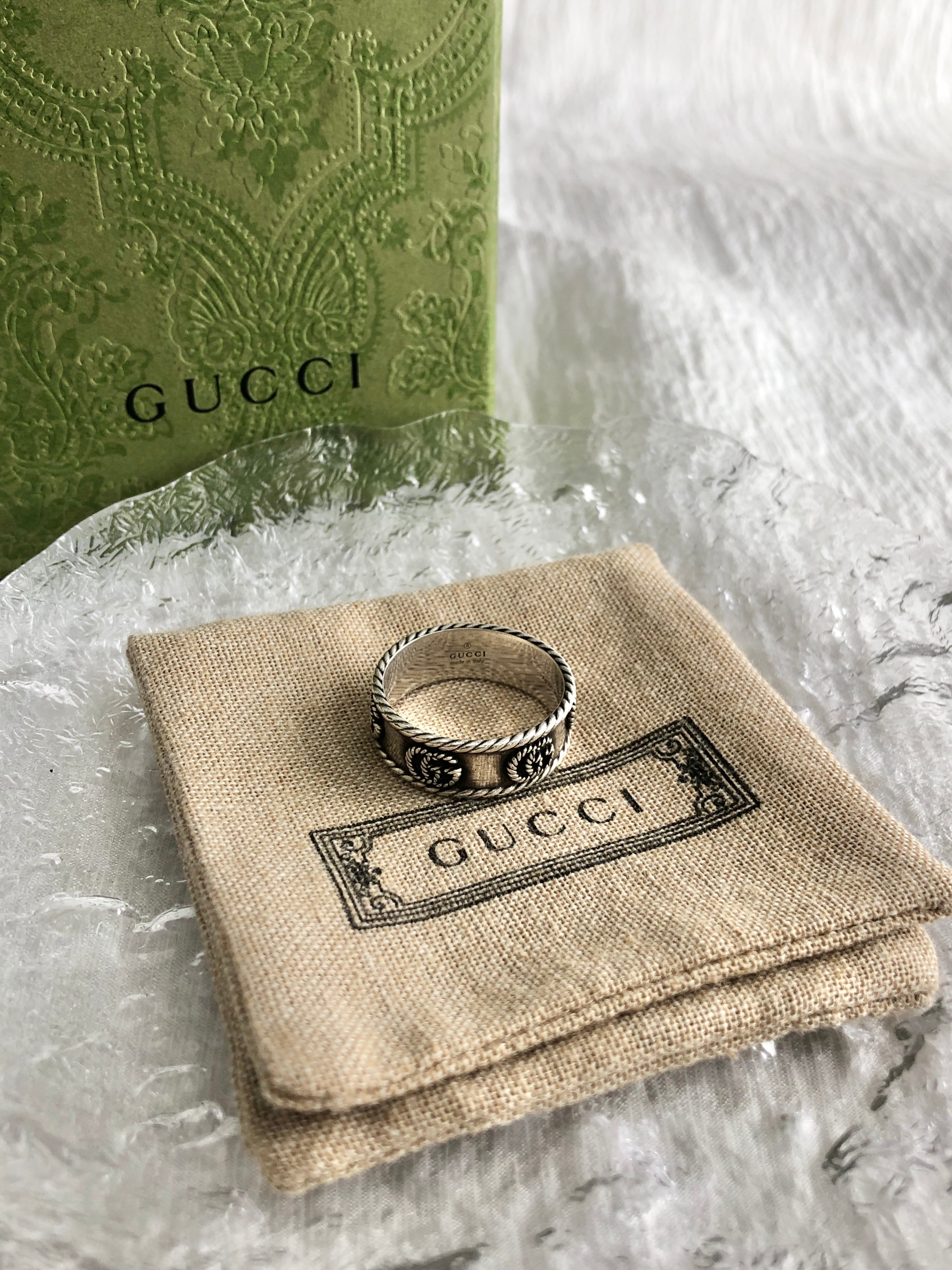 GUCCI グッチ 指輪 シルバー GG 925 vintage ヴィンテージ オールド