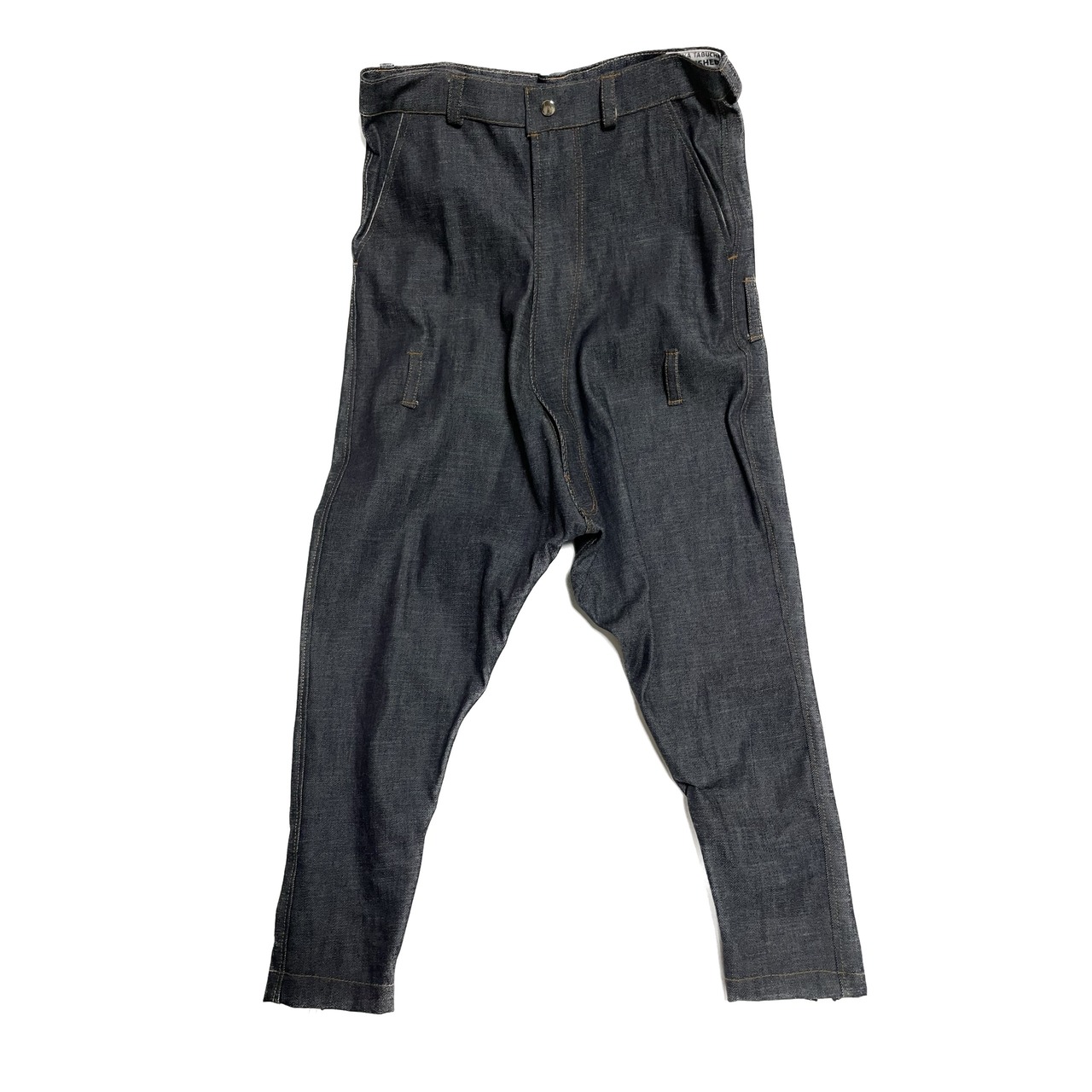 UNFINISHED岡山デニムサルエルボンテージパンツ2023036