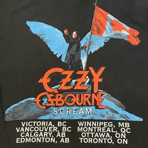 【Ozzy Osbourne】オジーオズボーン バックプリント バンドTシャツ ロックTシャツ ロゴ US古着 アメリカ古着