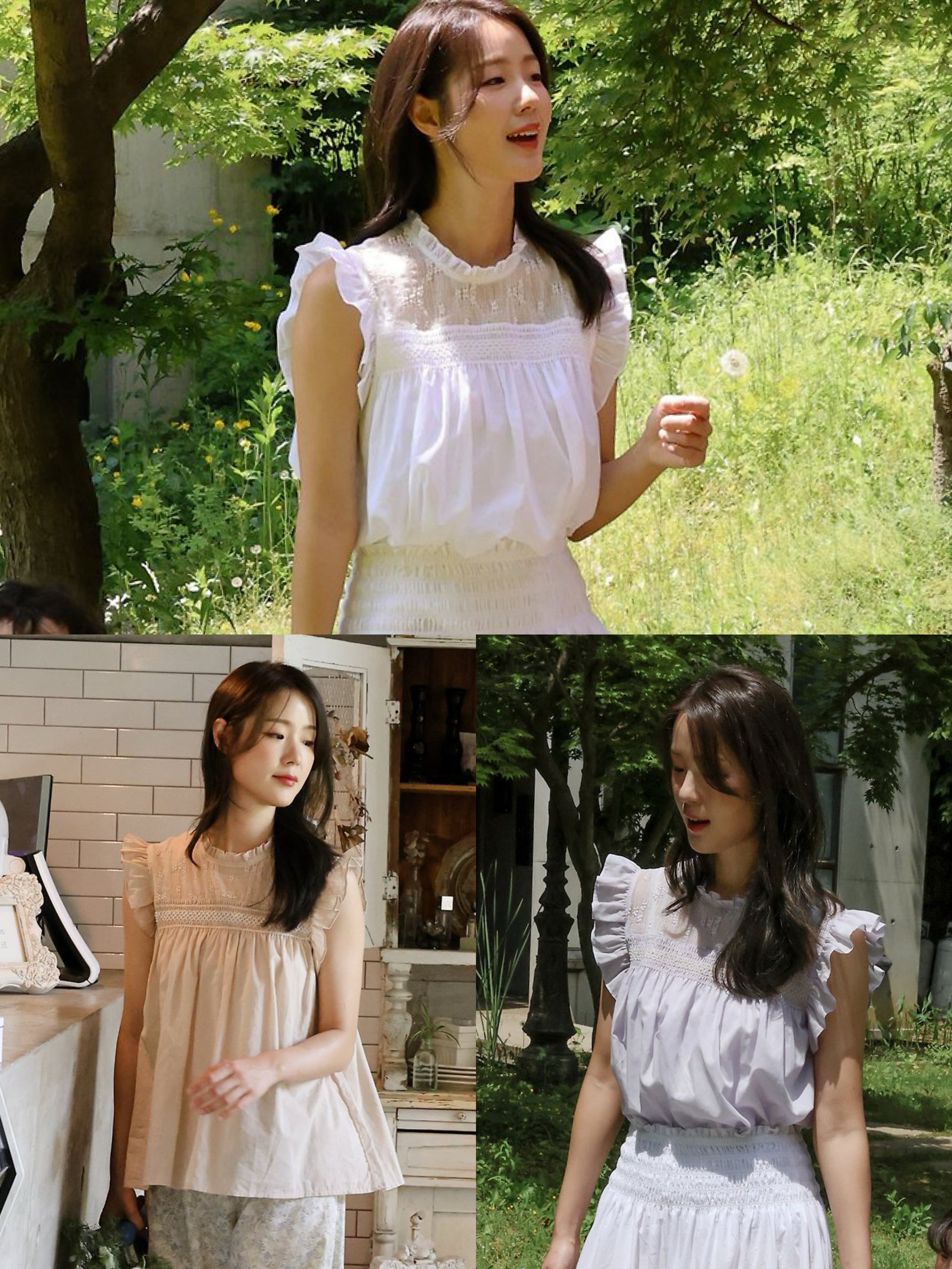 【即納】<flo> (mom)Jessica blouse