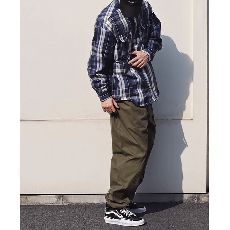 ★CUSTOM WOVEN PLAID POCKET SHIRT　　　A0785