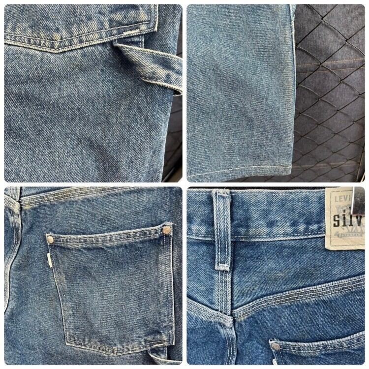 リーバイス シルバータブ ハーフパンツ ペインター ショーツ デニム W28 L30 古着 古着屋 埼玉 ストリート オンライン 通販