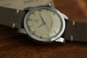 【OMEGA】1953年製 オメガ シーマスター2nd 初期ロット 偶数飛びアラビア×2トーン ダイヤル OH済み / Vintagewatch / Cal.354