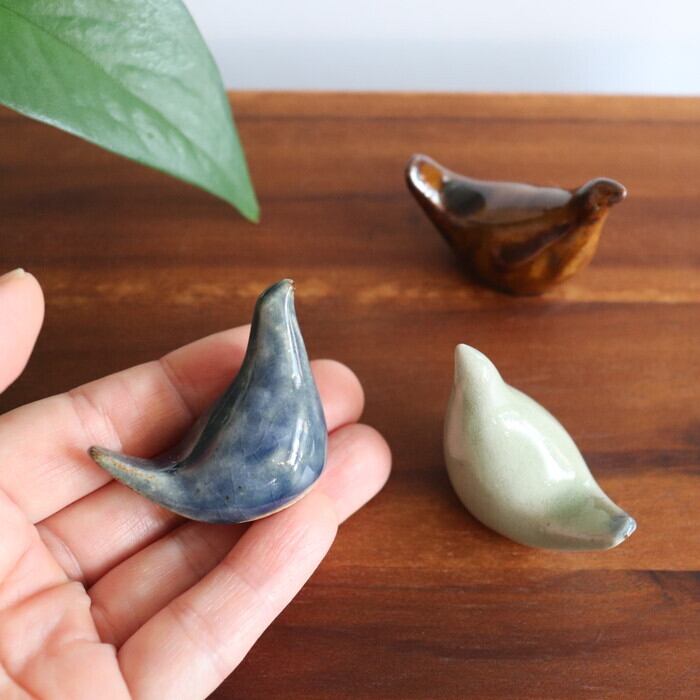 益子焼 健一窯 鳥 箸置き Mashiko-yaki Chopstick rest #218 | 和食器